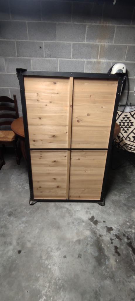 Multifunctioneel tafelblad met een industriële uitstraling, Huis en Inrichting, Tafelonderdelen, Gebruikt, Tafelblad, 100 tot 150 cm