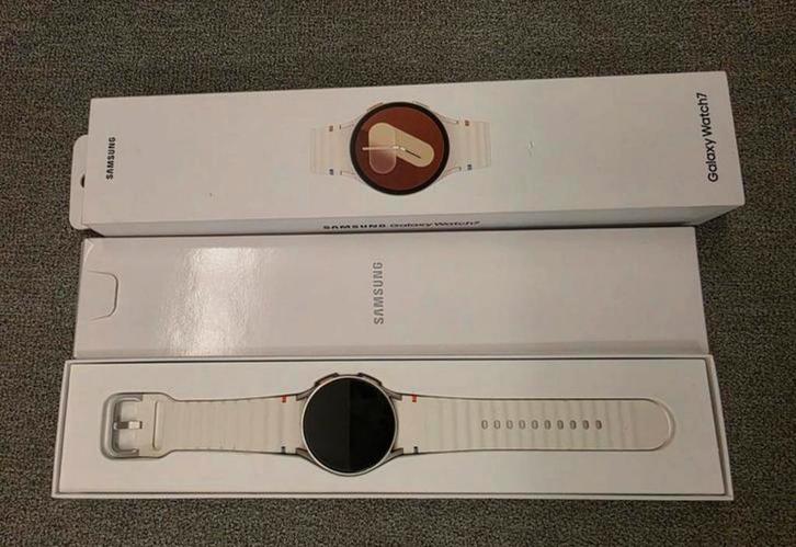 Samsung Galaxy Watch7 40mm LTE/4G – Crème (bijna nieuw), Handtassen en Accessoires, Smartwatches, Zo goed als nieuw, Android, Wit