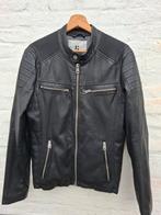Lichte vegan leder jas Garcia.maat S/M, Maat 48/50 (M), Zwart, Garcia, Ophalen of Verzenden