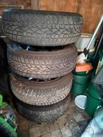 Stalen velgen met winterbanden Dunlop, Auto-onderdelen, Banden en Velgen, Ophalen, Gebruikt, 15 inch, Velg(en)