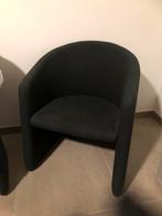 Zwart gestoffeerde stoelen (2 stuks), Maison & Meubles, Chaises, Noir, Enlèvement, Utilisé, Deux
