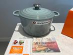 Nieuwe Le Creuset hoge braadpan 24 cm Sea Salt in de doos, Huis en Inrichting, Keuken | Potten en Pannen, Gietijzer, Nieuw, Ophalen of Verzenden