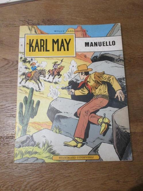KARL MAY MANUELLO 1STE DRUK 1979 WILLY VANDERSTEEN, Boeken, Stripverhalen, Gelezen, Eén stripboek, Ophalen of Verzenden