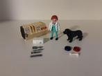 PLaymobil dierenarts met hond en transportbox - compleet, Kinderen en Baby's, Speelgoed | Playmobil, Ophalen of Verzenden, Zo goed als nieuw