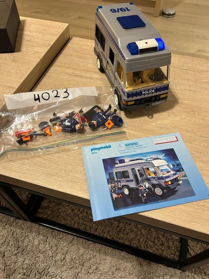Politie mobiele eenheid 4023, Kinderen en Baby's, Speelgoed | Playmobil, Gebruikt, Ophalen of Verzenden