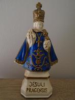 Bébé Jésus de Prague 2 pièces (rouge et bleu), Image, Utilisé, Enlèvement ou Envoi, Christianisme | Catholique