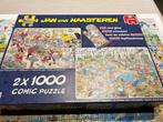 Puzzel Jan van Haasteren 2 x 1000 stukjes, Hobby en Vrije tijd, Ophalen of Verzenden, 500 t/m 1500 stukjes, Zo goed als nieuw