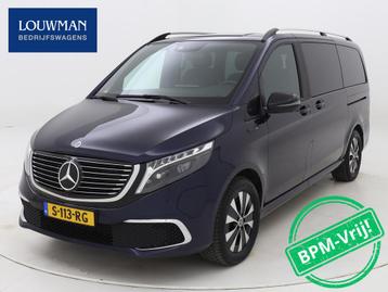 Mercedes-Benz EQV 300 L2 90 kWh 7-pers Taxi Goedkeuring Lede, Auto's, Automaat, Monovolume, Blauw, Te koop