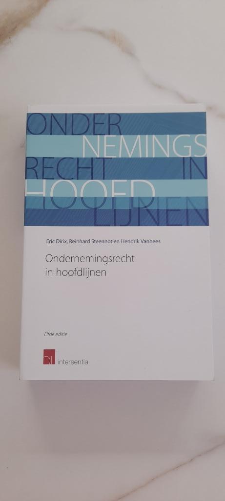 Ondernemingsrecht in hoofdlijnen (elfde editie), Boeken, Studieboeken en Cursussen, Zo goed als nieuw, Hogeschool, Ophalen of Verzenden