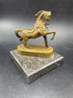 Antiek bronzen beeldje paard, Ophalen of Verzenden, Gebruikt, Dier