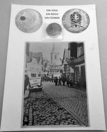 Hitler's benoeming tot Kanselier  munt + foto + postkaart beschikbaar voor biedingen