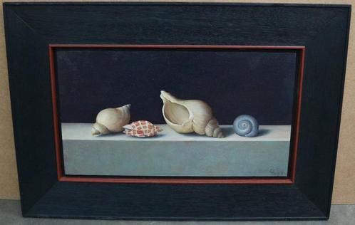Carel Huls, stilleven met schelpen, Antiek en Kunst, Kunst | Schilderijen | Klassiek, Ophalen of Verzenden