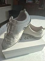 witte lederen veter schoenen merk Gabor maat 41  als nieuw, Wit, Gabor, Ophalen of Verzenden, Zo goed als nieuw