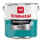 Trimetal Permacryl XR Mat RAL9010 2,5l, Doe-het-zelf en Bouw, Verf, Beits en Lak, Wit, Nieuw, Ophalen of Verzenden, Lak