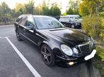 Mercedes E220, Auto's, Automaat, Zwart, Leder, Particulier