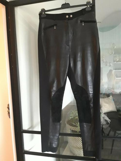 Zwarte broek/ suède/ leer/ stretch/ slim fit/ maat 40/ €15, Vêtements | Femmes, Culottes & Pantalons, Comme neuf, Taille 38/40 (M)