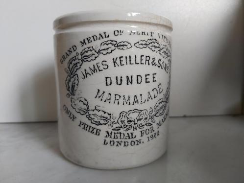 Prachtige oude marmelade pot / confitpot Dundee J Keiller, Antiek en Kunst, Curiosa en Brocante, Ophalen of Verzenden