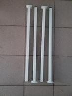 Set 4 verwijderbare vierkante wit metalen tafelpoten Ikea, Ophalen of Verzenden, Zo goed als nieuw, Vierkant, Metaal