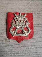 Belgisch Leger Baret kenteken 2de Regiment Gidsen, Verzamelen, Militaria | Algemeen, Ophalen of Verzenden