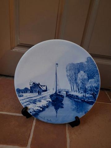 Delft blauw wandbord (ALLEEN OPHALEN)  beschikbaar voor biedingen