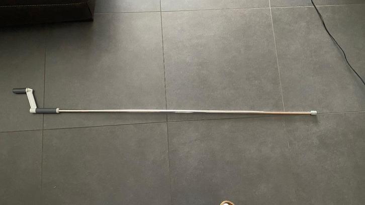 Zwengel voor rolluik of parasol nieuwstaat, Doe-het-zelf en Bouw, Rolluiken, Zo goed als nieuw, 100 tot 150 cm, Crème ou Beige