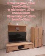 Eiken TV-kast & vitrinekasten, Huis en Inrichting, Ophalen