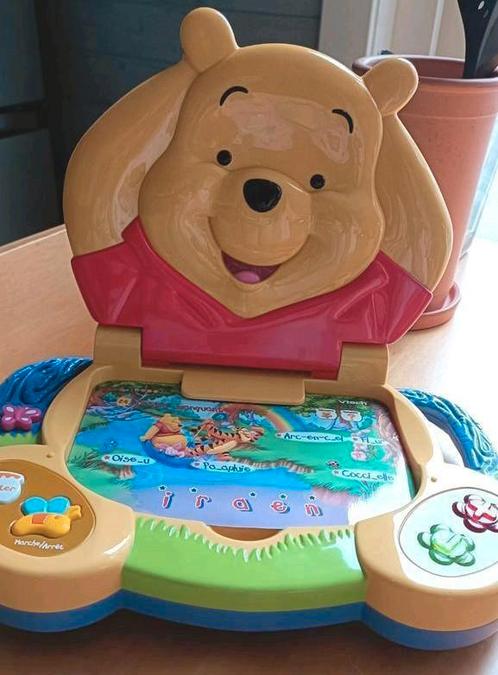 Leerrijke VTECH Franstalige Winnie de Poeh laptop, Kinderen en Baby's, Speelgoed | Vtech, Zo goed als nieuw, 2 tot 4 jaar, Ophalen
