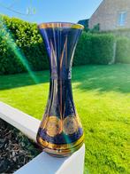 Zeldzame vaas blauw booms glas art deco, Ophalen