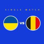 Tickets catégorie 2 Euro 2024: Ukraine - Belgique, Tickets & Billets, Sport | Football, Trois personnes ou plus, Juin