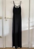 Bershka - zwarte jumpsuit met wijde pijpen - maat M, Kleding | Dames, Jumpsuits, Maat 38/40 (M), Verzenden, Zwart, Nieuw