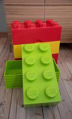 Lego opbergbox/opbergdoos brick 8 groen, Briques en vrac, Lego, Utilisé, Enlèvement ou Envoi