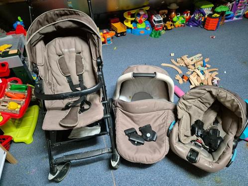 Kinderwagen, Kinderen en Baby's, Kinderwagens en Combinaties, Gebruikt, Kinderwagen, Maxi-Cosi, Met autostoeltje, Met reiswieg