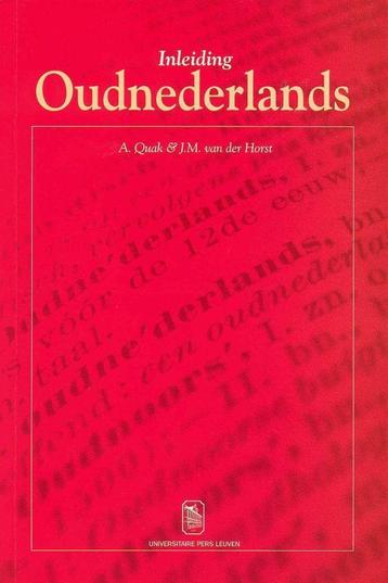 Inleiding Oudnederlands  -  A. Quak beschikbaar voor biedingen
