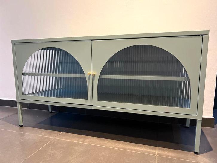 Stalen televisie meubel, Huis en Inrichting, Kasten |Televisiemeubels, Nieuw, Minder dan 100 cm, 100 tot 150 cm, 25 tot 50 cm