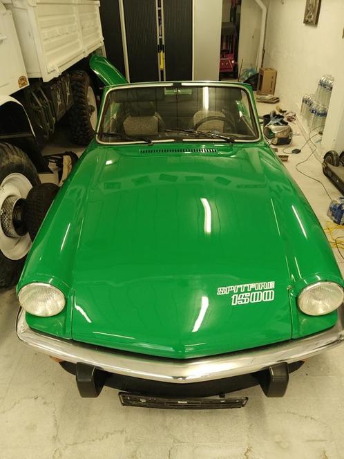 TRIUMPH SPITFIRE 1500 CC, Auto's, Triumph, Particulier, Spitfire, Benzine, Cabriolet, Handgeschakeld, Groen, Ophalen