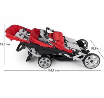 Gaggle Jamboree kinderwagen voor 6 kinderen, Kinderen en Baby's, Buggy's, Ophalen of Verzenden, Nieuw, Overige merken, Verstelbare rugleuning