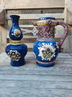 Boch frères Keramis vase et pichet trompeur (puzzle jug), Ophalen of Verzenden