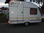 DELTA 320,stapelbed,treinzit 2 pers,treinzit 4 pers---, Caravans en Kamperen, Caravans, Bedrijf, Treinzit, 50 kg of minder, Tot 500 kg