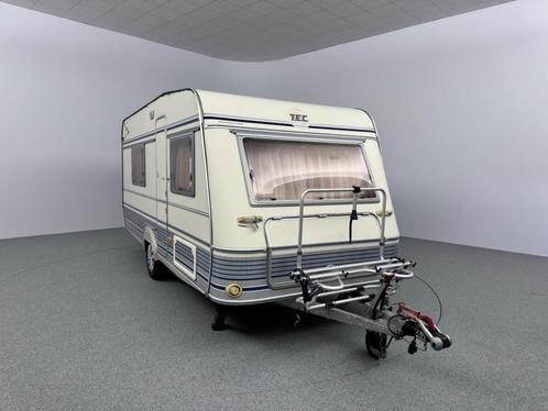TEC Tour Rubin 490 TK STAPELBED voortent luifel fietsdrager, Caravans en Kamperen, Caravans, Treinzit, T.E.C., Dwars-stapelbed