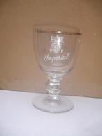 Bierglas Imperial BI 33, witte letters, Ophalen of Verzenden, Zo goed als nieuw, Glas of Glazen, Overige merken