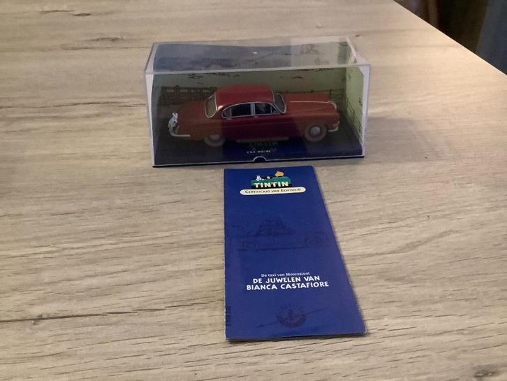 La voiture miniature de Tintin, les bijoux de Bianca Castafi, Collections, Personnages de BD, Comme neuf, Statue ou Figurine, Tintin