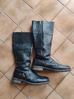 Mannenlaarzen/ ECHT LEER/ maat 43-44 / zwart schapenleer, Kleding | Heren, Schoenen, Zwart, Boots, Ophalen of Verzenden, Gedragen