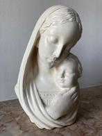 Buste Maria met Kind (24 cm), Antiek en Kunst, Ophalen of Verzenden