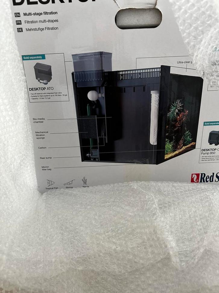 Red Sea desktop cube, Dieren en Toebehoren, Vissen | Aquaria en Toebehoren, Nieuw, Leeg aquarium, Ophalen