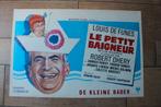 filmaffiche Louis De Funes Le petit baigneur filmposter, Rechthoekig Liggend, Ophalen of Verzenden, Zo goed als nieuw, A1 t/m A3