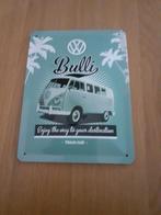 Plaque métallique Volkswagen Bulli, Comme neuf, Enlèvement ou Envoi