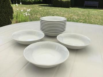 12 witte ronde Porseleinen Kommetjes Bidasoa 4€/set beschikbaar voor biedingen