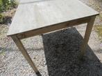 Oude houten tafel van lKEA 120cm-75cm, Ophalen, Gebruikt, 100 tot 150 cm, 50 tot 100 cm