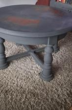 Geverfde salontafel notelarenhout, Huis en Inrichting, Tafels | Salontafels, Ophalen, Gebruikt, 100 tot 150 cm, 50 tot 75 cm