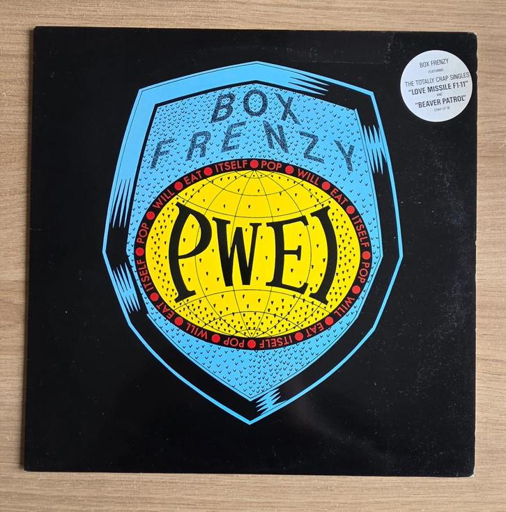 LP Electro House Indie Hip Hop Box Frenzy " PWEI " Uk 1987, Cd's en Dvd's, Vinyl | Hiphop en Rap, Gebruikt, 1985 tot 2000, 12 inch